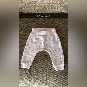 Baby girl shorts and pants $3
